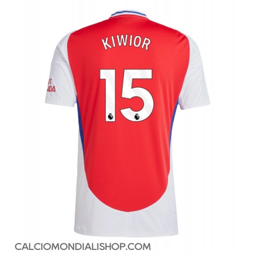 Maglie da calcio Arsenal Jakub Kiwior #15 Prima Maglia 2024-25 Manica Corta